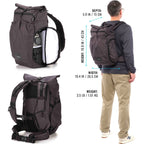 Shimoda Backpack Side Lite 22 Starter Kit - black/white - 520-371