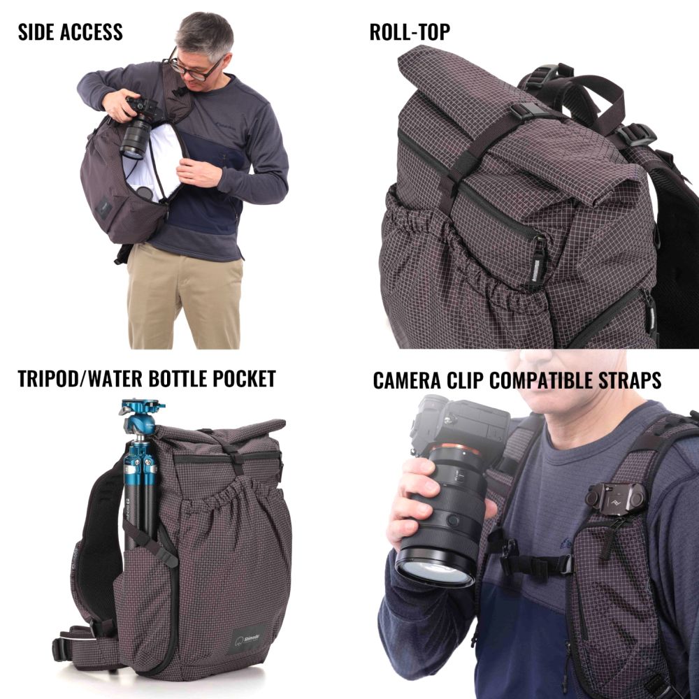 Shimoda Backpack Side Lite 22 Starter Kit - black/white - 520-371