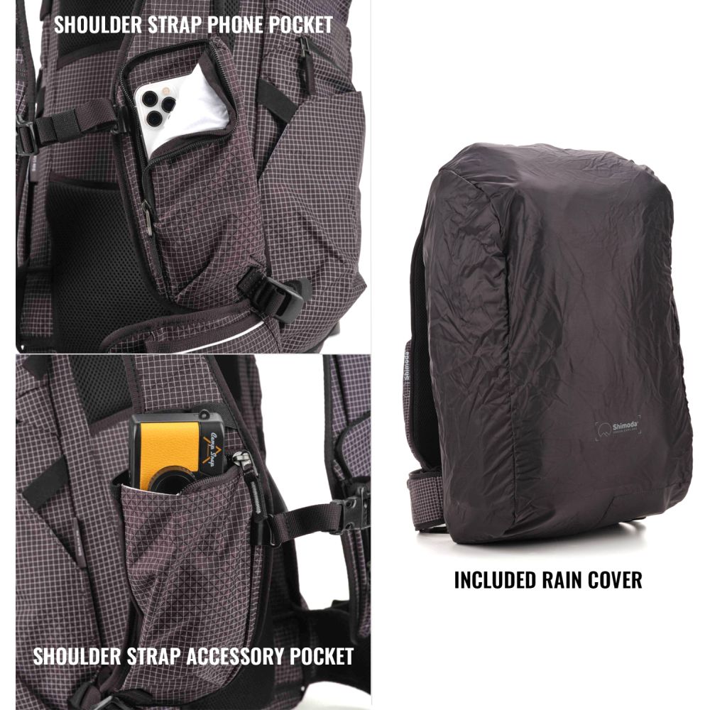 Shimoda Backpack Side Lite 22 Starter Kit - black/white - 520-371