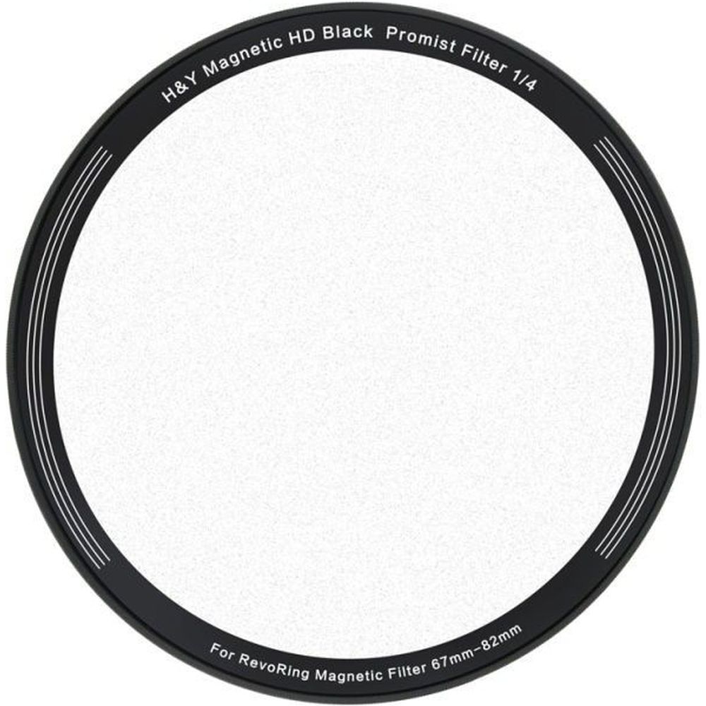 H&Y Black fog magnetic 1/4 clip-on filter for RevoRing 67-82mm