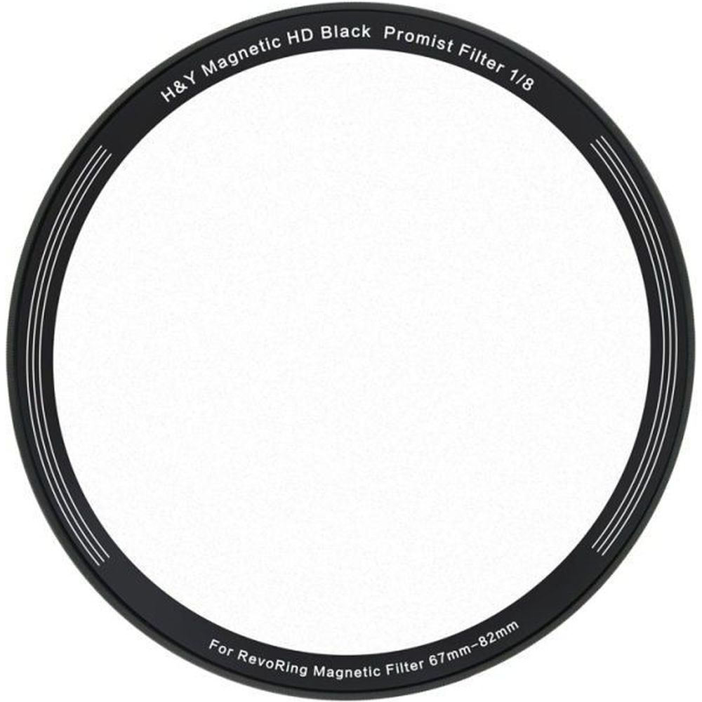 H&Y Black fog magnetic 1/8 clip-on filter for RevoRing 67-82mm