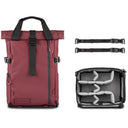 WANDRD PRVKE Photo Bundle Backpack V4 - Rhone Burgundy - 21L