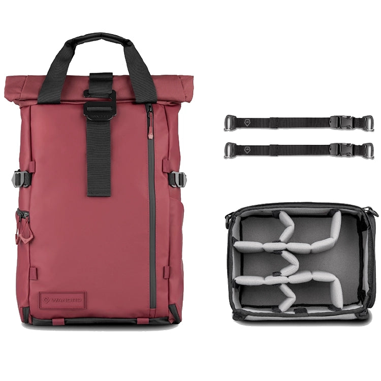 WANDRD PRVKE Photo Bundle Backpack V4 - Rhone Burgundy - 31L