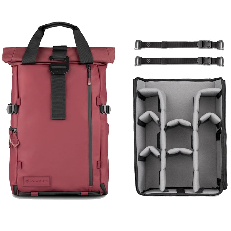 WANDRD PRVKE Photo Bundle Backpack V4 - Rhone Burgundy - 31L