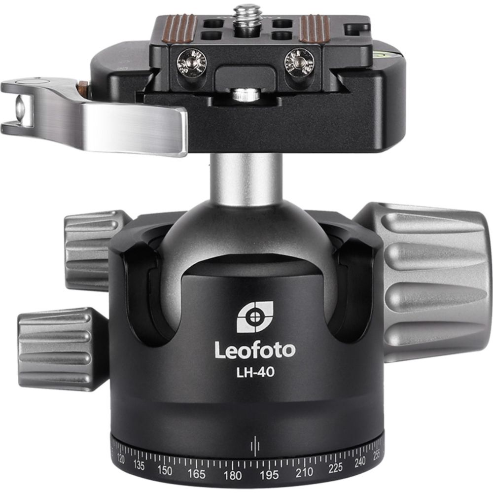 Leofoto Ranger LH-40LR 40mm low profile ball head + NP-50 quick release clamp