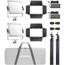 Godox Litemons LP1200Bi Bi color LED light Panel 2 light kit
