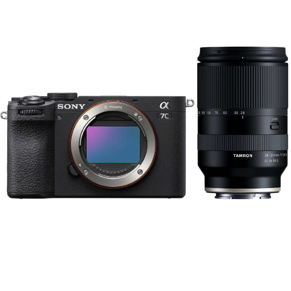 Sony A7C II black + Tamron 28-200mm f/2.8-5.6 Di III RXD
