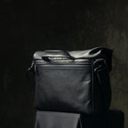 Wotancraft Pilot Travel Camera Bag 7L - black leather