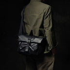 Wotancraft Pilot Travel Camera Bag 7L - black leather