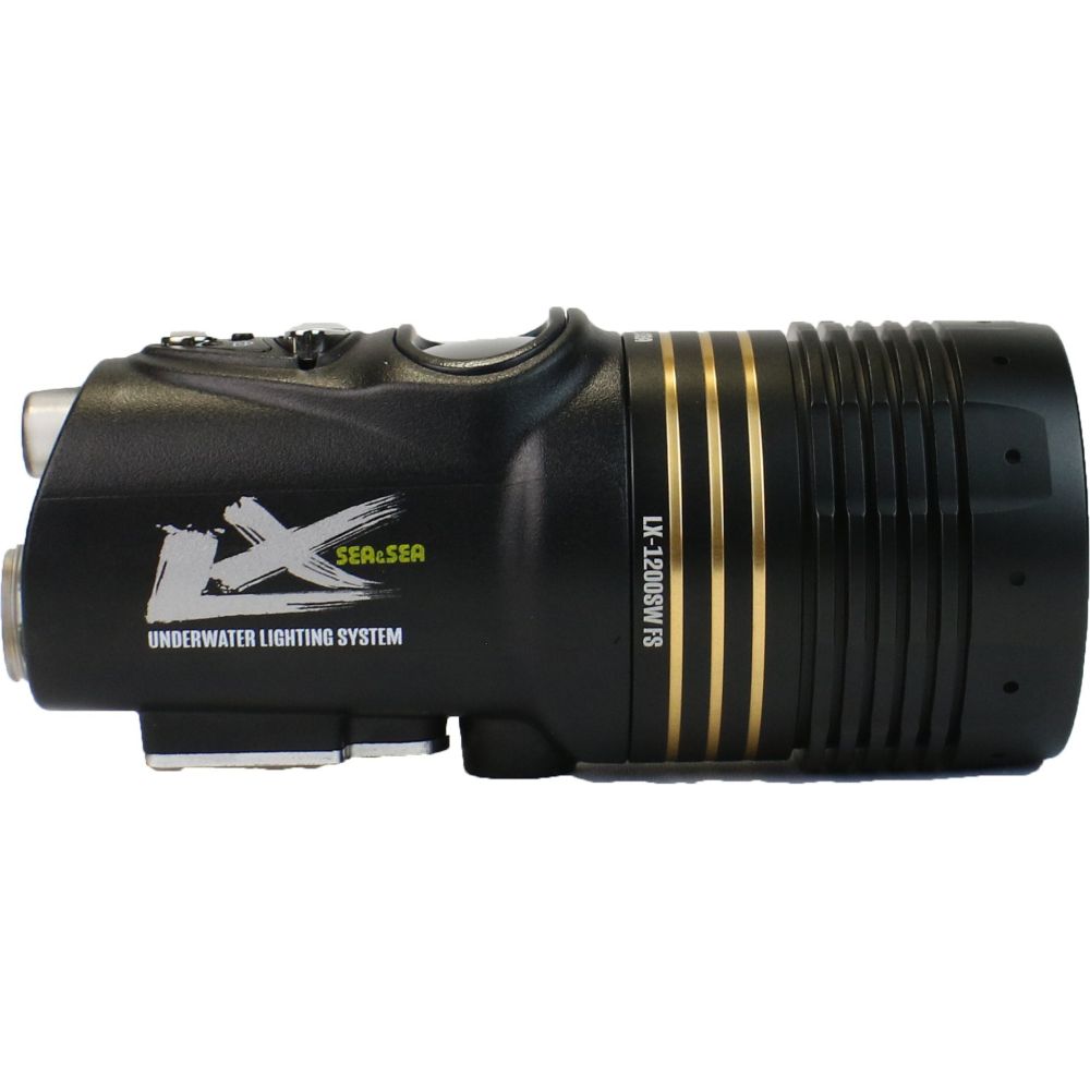 Sea&Sea LX-1200SW flood & spot photo video light kit, black