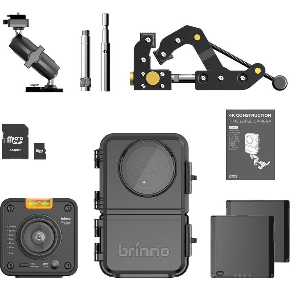 Brinno BCC5000 Construction Time Lapse Camera Power bundle