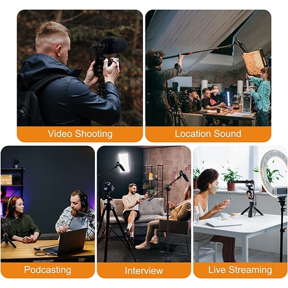 Comica CVM-VM40 Wireless shotgun microphone + 32GB onboard rec.