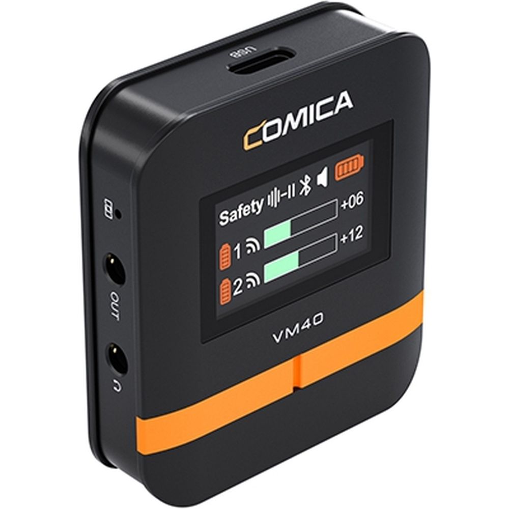 Comica VM40COMBO Wireless shotgun microphone Dual Channel+32GB onboard rec.