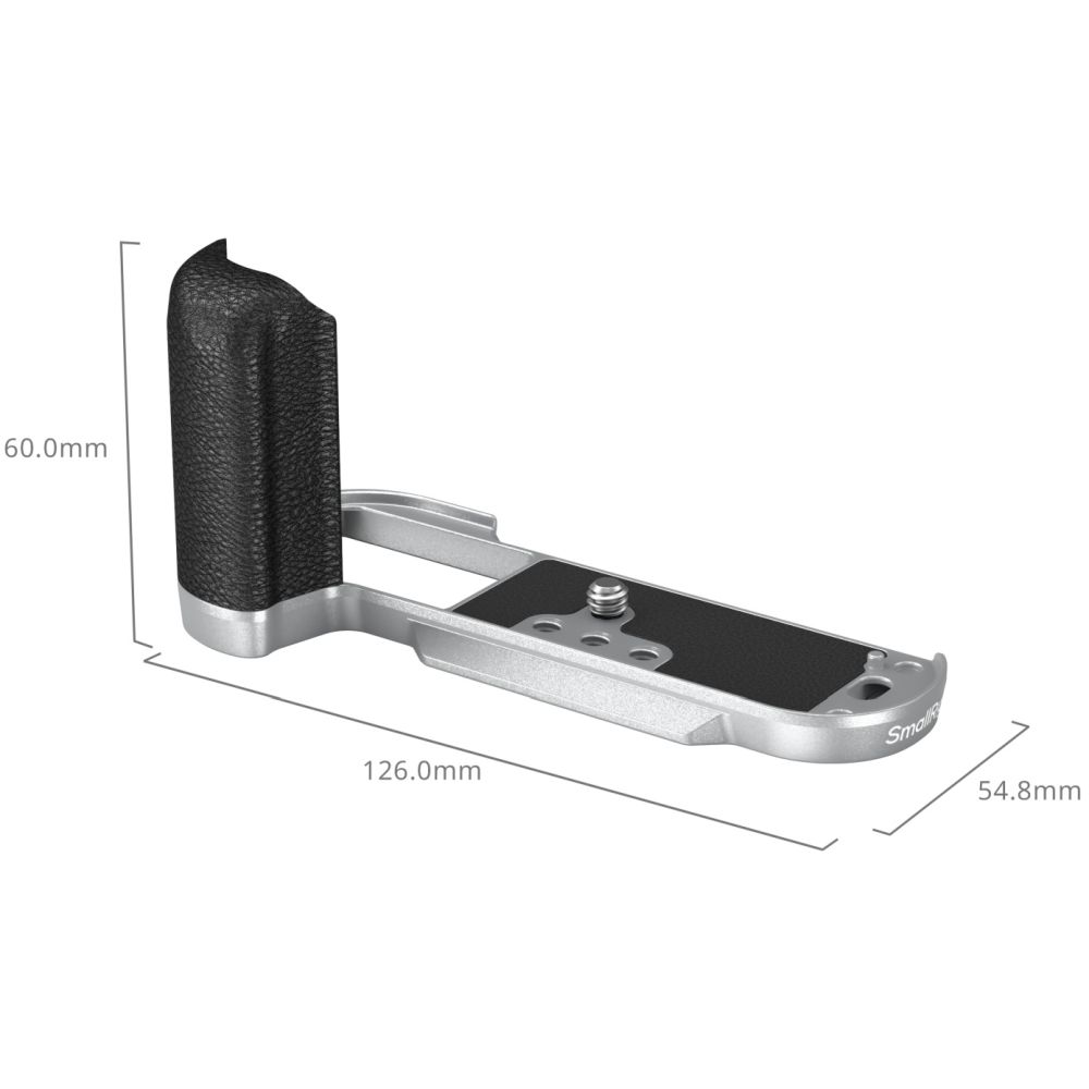 SmallRig 4713C L-Shape Mount Plate with Silicone Handle for FUJIFILM X-T50, silver