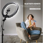 Neewer RL-18 18" Bi-Color LED ring light incl. stand