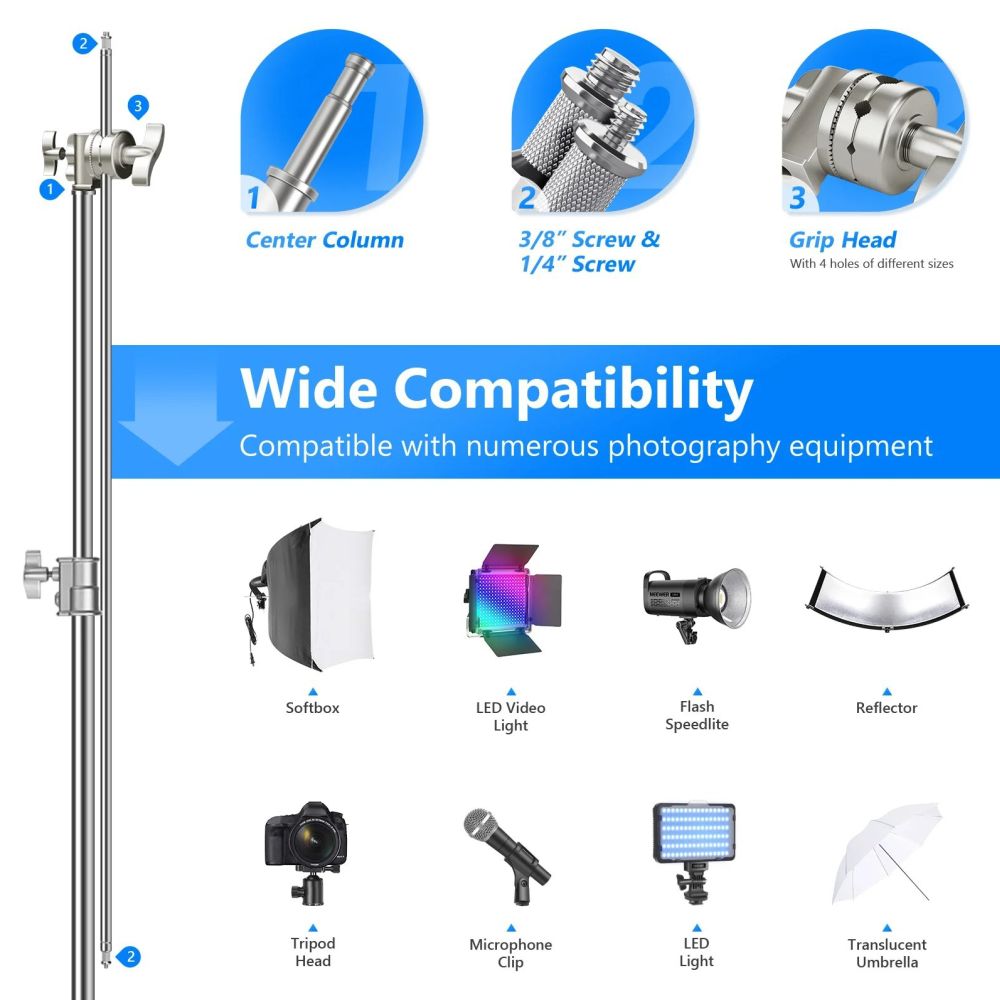Neewer SC320 premium C-stand with extension arm