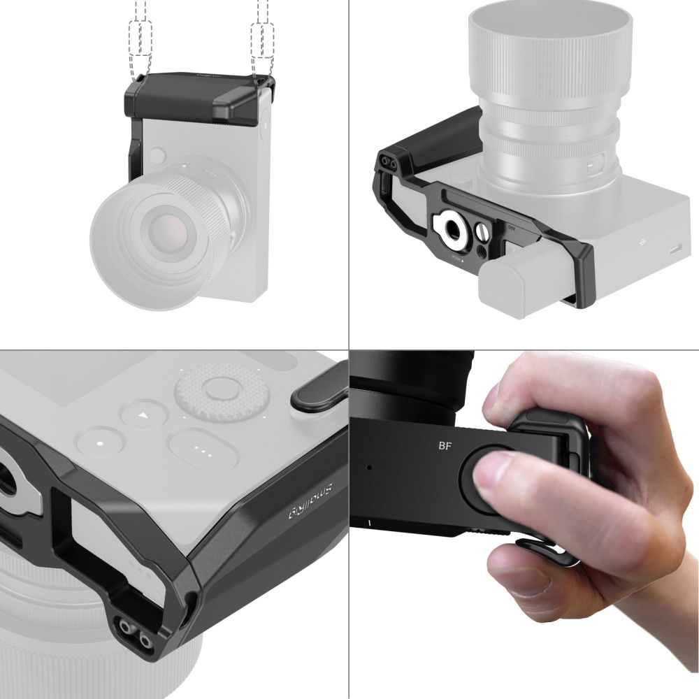 SmallRig 5389 L-Shaped Mount Plate with Handle for Sigma BF, black