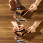 SmallRig 5385 Leather Case Kit for Canon PowerShot V1, brown