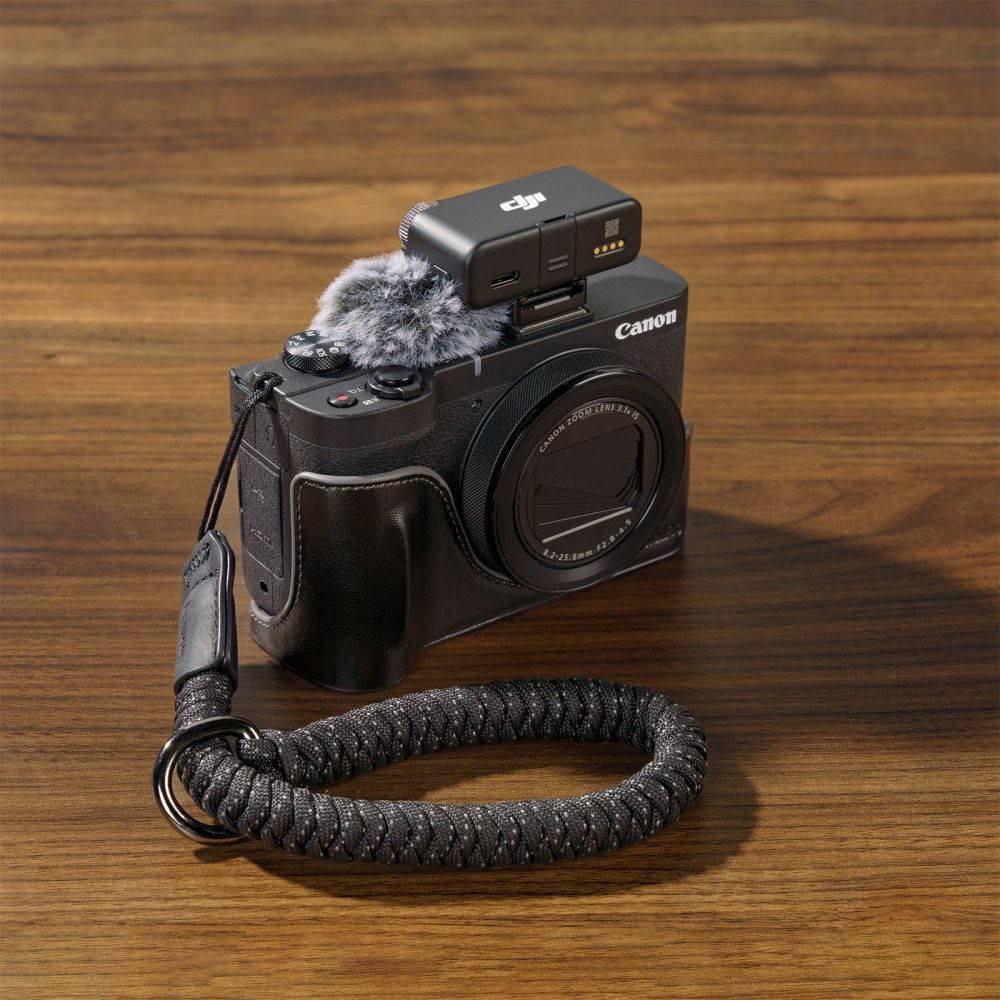 SmallRig 5386 Leather Case Kit for Canon PowerShot V1, black