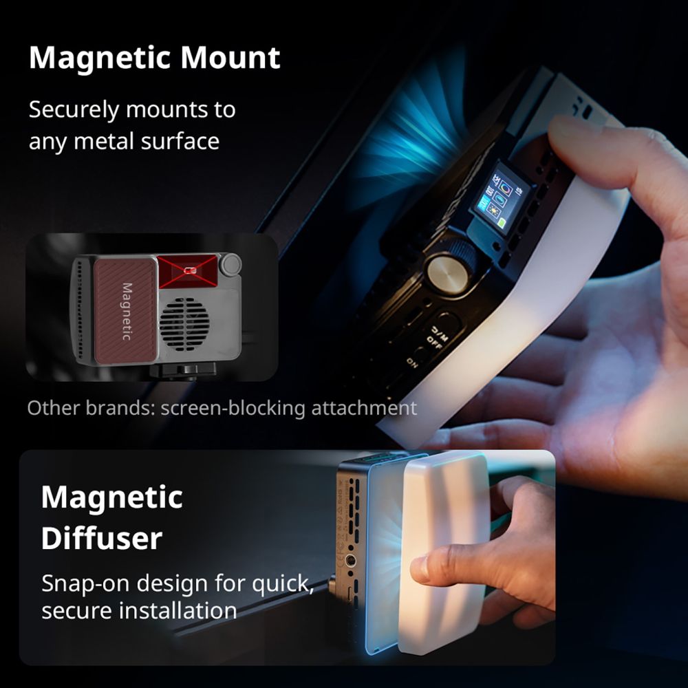 SmallRig 5357 RM 25C mini LED Video Light, black
