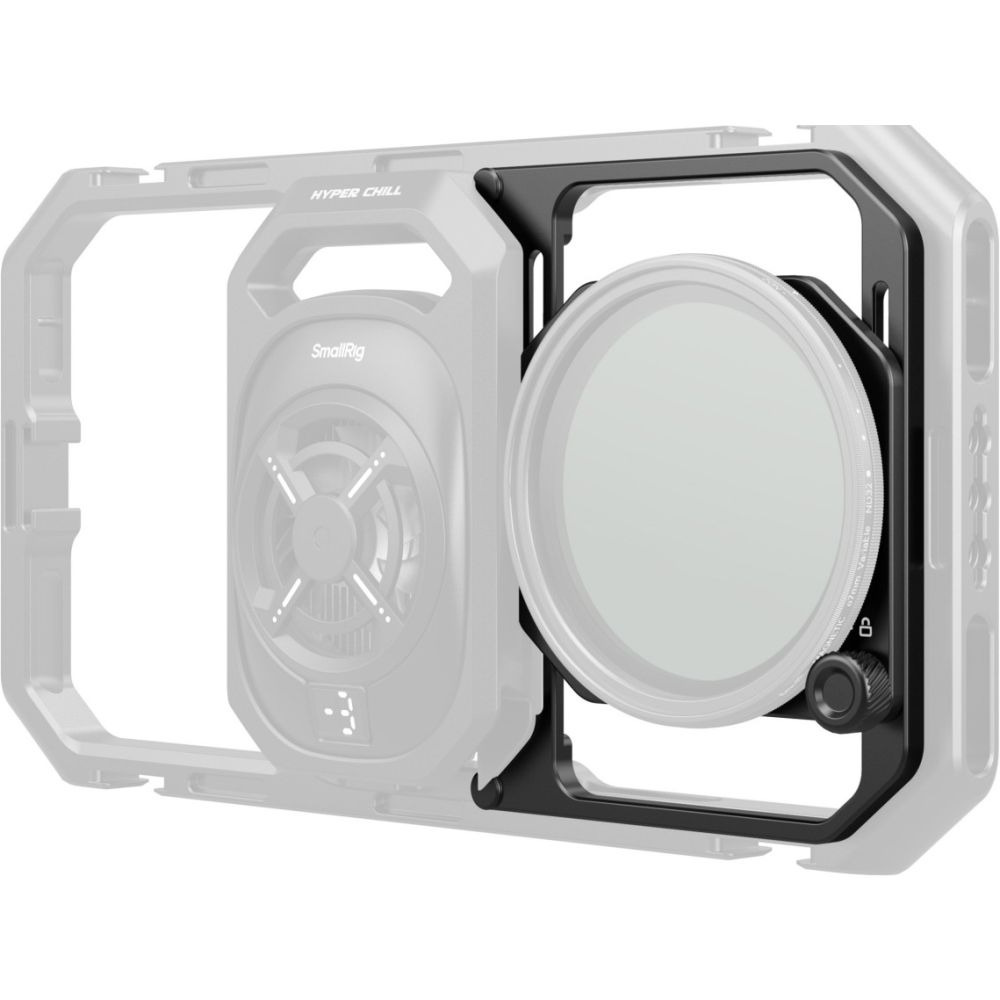 SmallRig 5277 67mm Threaded Filter Adapter with Detachable Sunhoods for Universal Phone Cage (4299B)