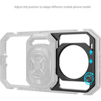 SmallRig 5277 67mm Threaded Filter Adapter with Detachable Sunhoods for Universal Phone Cage (4299B)