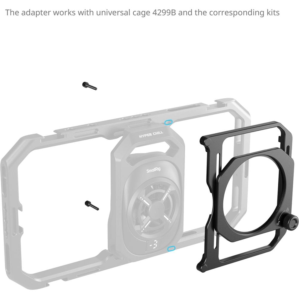 SmallRig 5277 67mm Threaded Filter Adapter with Detachable Sunhoods for Universal Phone Cage (4299B)
