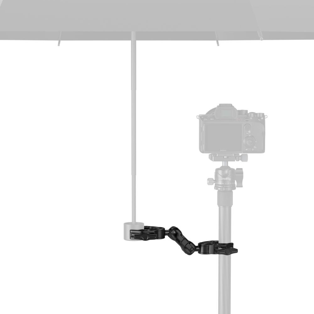 SmallRig 5453 Double Super Clamp with Magic Arm