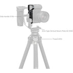 SmallRig 5481 Baseplate with Airtag Slot for Sony Alpha 7C II / Alpha 7CR, black