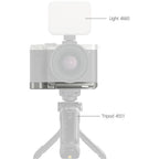 SmallRig 5482 Baseplate with Airtag Slot for Sony Alpha 7C II / Alpha 7CR, silver