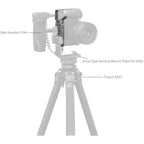SmallRig 5482 Baseplate with Airtag Slot for Sony Alpha 7C II / Alpha 7CR, silver