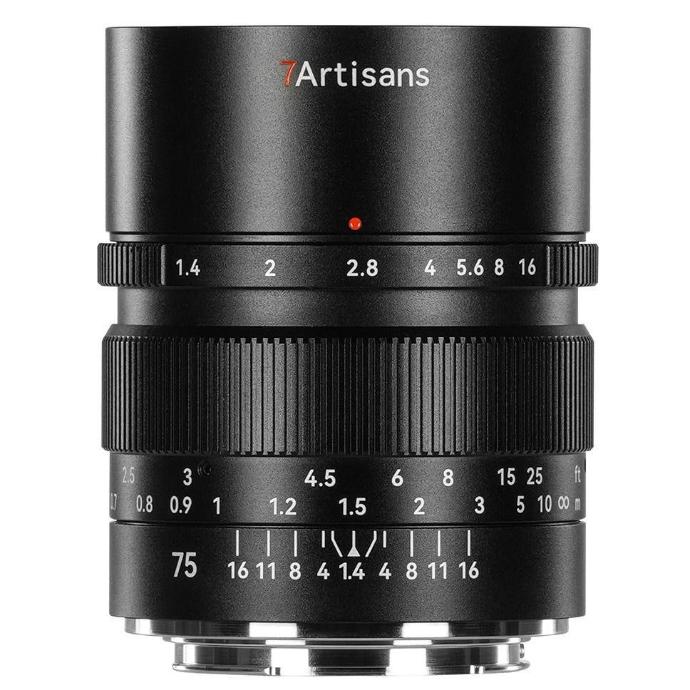 7artisans 75mm f/1.4 Nikon Z - Black