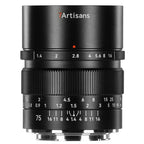 7artisans 75mm f/1.4 Nikon Z - Black