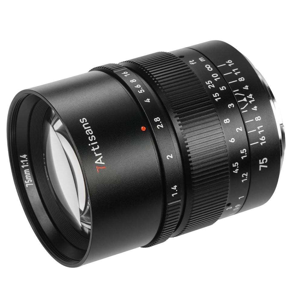 7artisans 75mm f/1.4 Nikon Z - Black