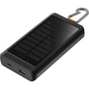 Xtorm Powerbank 15W Go2 Solar 10,000 mAh with flashlight, Charcoal Black