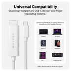 Hyper HyperDrive USB-C to HDMI cable (4K60Hz/2.5m)