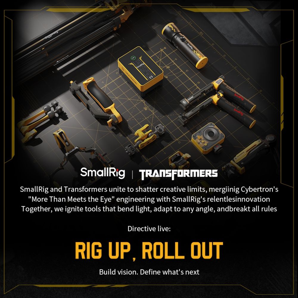 SmallRig 5513 Vibe P48 Detachable Mobile Phone LED Video Light "BumbleBee Edition"