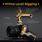 SmallRig 5518 "HawkLock" Quick Release Cage Kit for Sony Alpha 7R V / Alpha 7 IV / Alpha 7S III (Advanced Edition) "BumbleBee Edition"