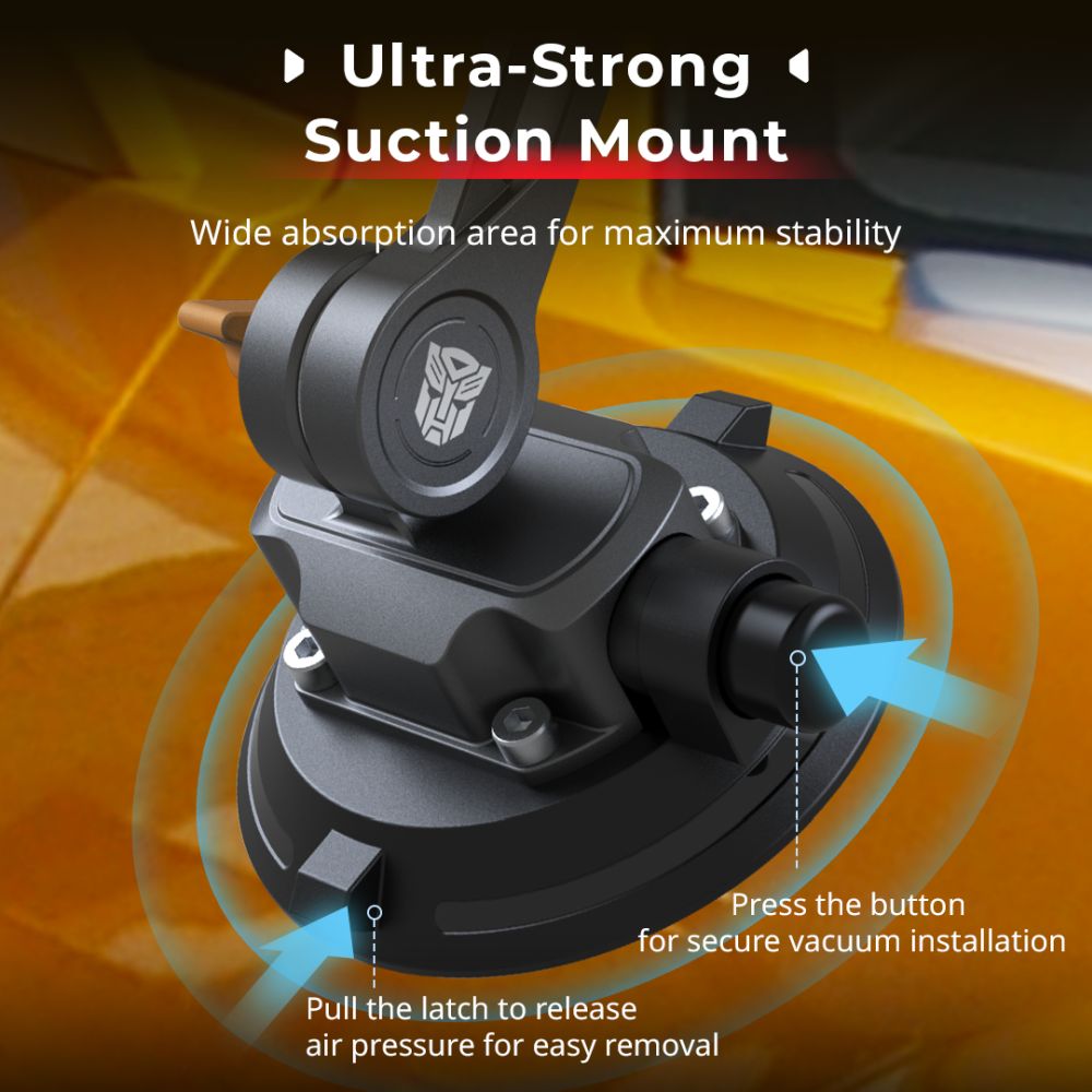 SmallRig 5528 Mini Shock Absorber Arm for DJI Osmo Pocket 3 / GoPro HERO13 / Insta360 X4 "BumbleBee Edition"