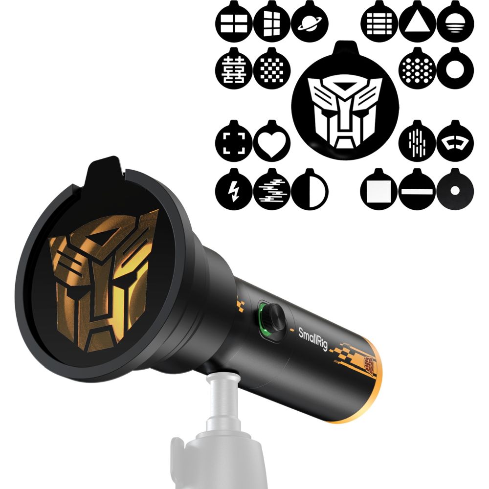 SmallRig 5512 RF 10C Portable Focusable LED Video Light "BumbleBee Edition"