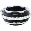 K&F Lens Adapter Nikon F (G-type) - Fujifilm X