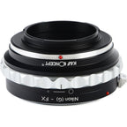 K&F Lens Adapter Nikon F (G-type) - Fujifilm X