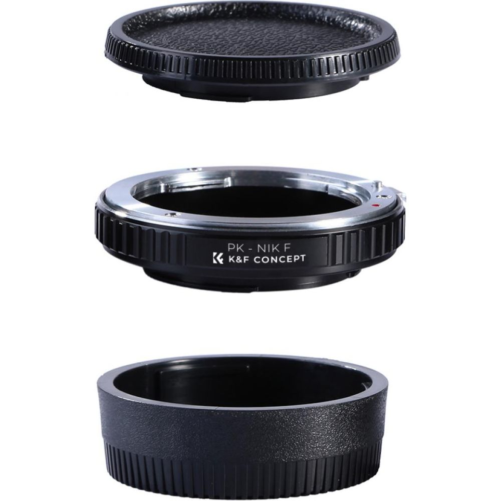 K&F Lens Adapter Pentax K - Nikon F (with glass)