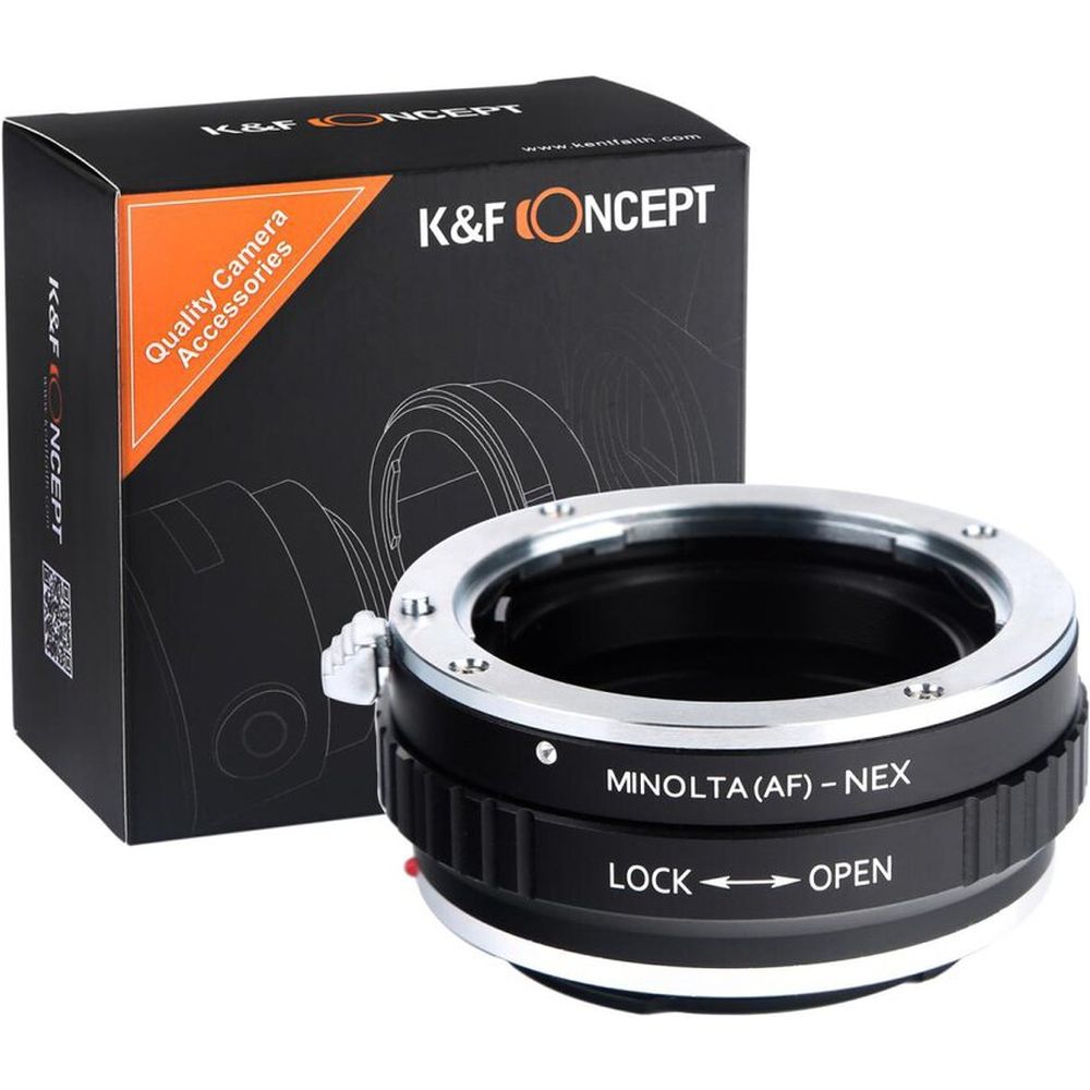 K&F Lens Adapter Sony Alpha A en Minolta AF - Sony E-Mount