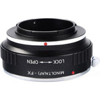 K&F Lens Adapter Sony Alpha A en Minolta AF - Fujifilm X