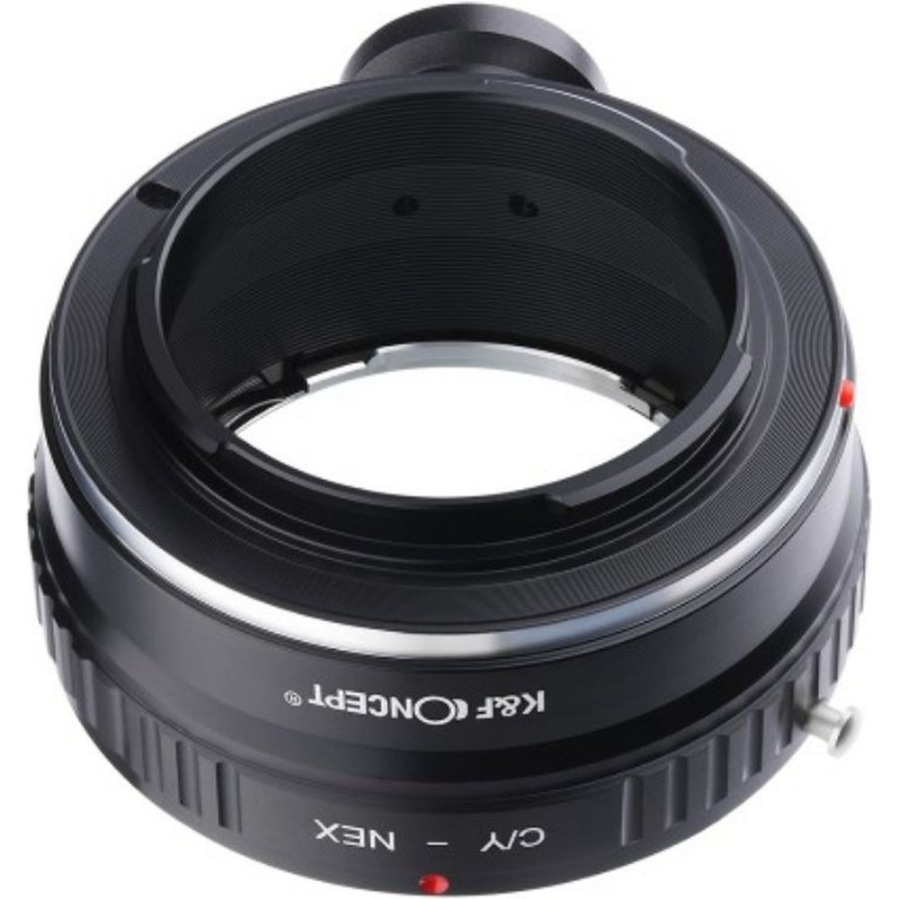 K&F Lens Adapter Contax Yashica - E-Mount with statief-mount