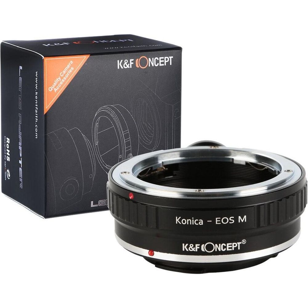 K&F Lens Adapter Konica AR - Canon EF-M (1/4" statief-mount)