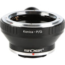 K&F Lens Adapter Konica AR - Pentax Q with 1/4" statief-mount