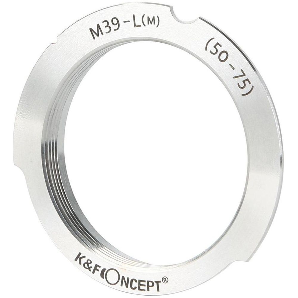 K&F Lens Adapter M39 (50-75mm) - Leica M