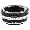 K&F Lens Adapter Pentax K/DA - Sony E-Mount